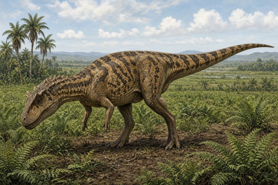 Original drawing of Abelisaurus