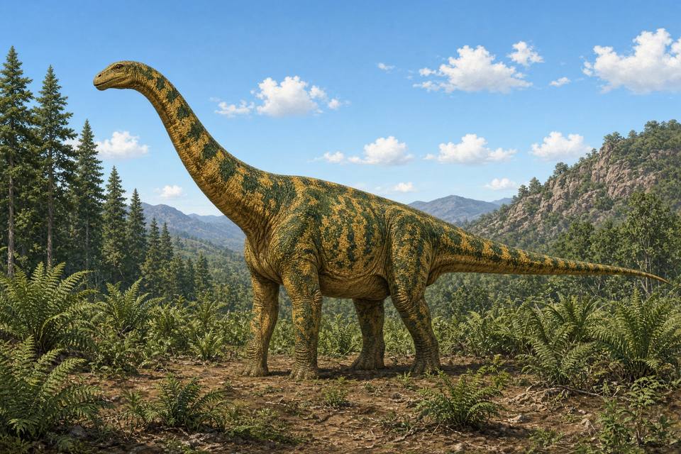 Original drawing of Abrosaurus