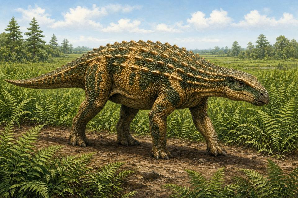 Original drawing of Acanthopholis