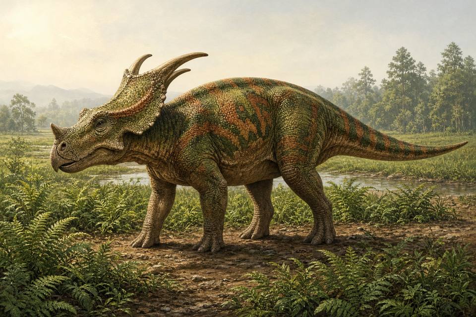 Original drawing of Achelousaurus