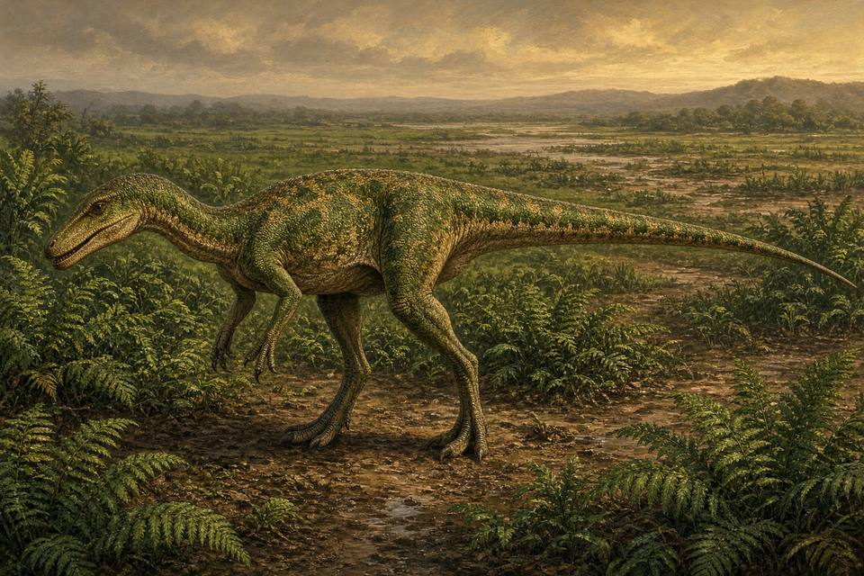 Original drawing of Achillesaurus