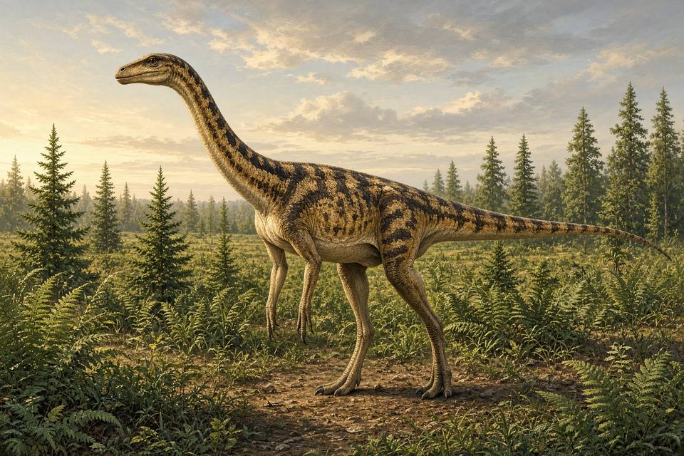 Original drawing of Adeopapposaurus