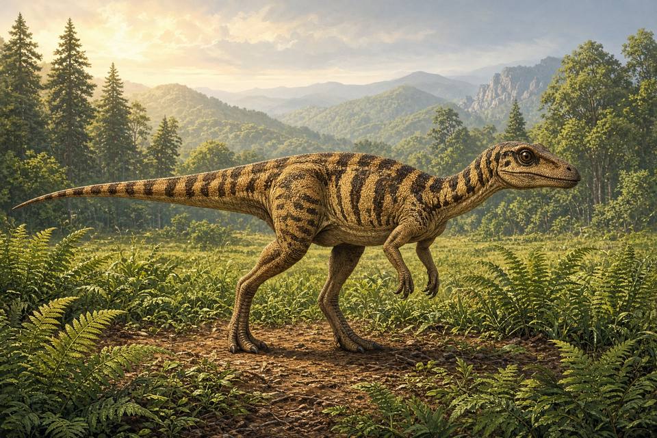 Original drawing of Agilisaurus