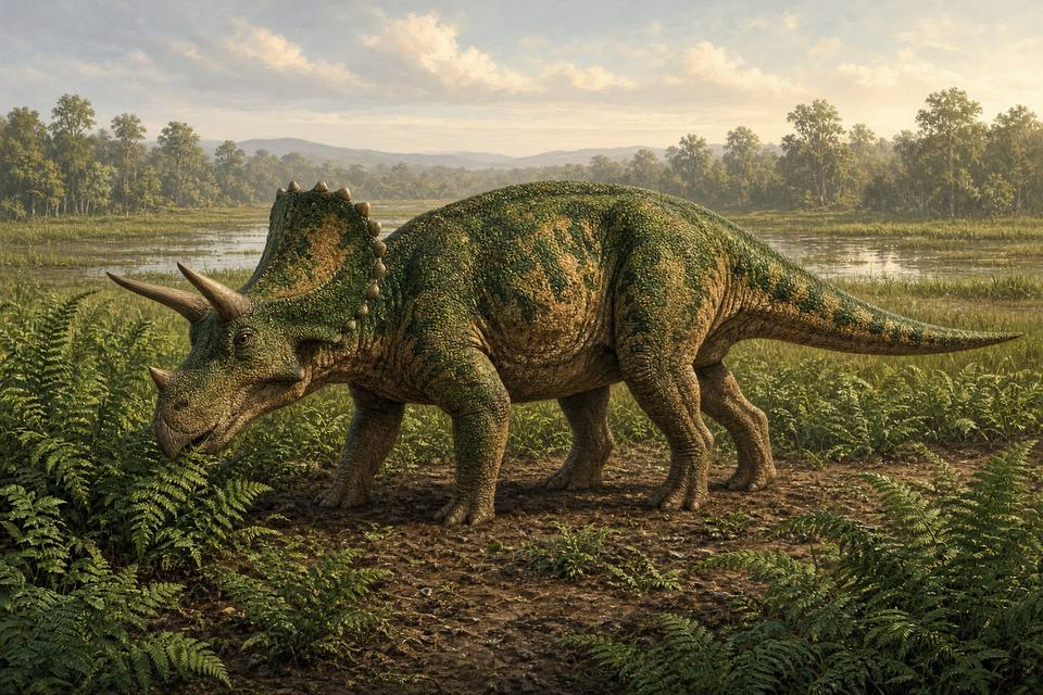Original drawing of Agujaceratops