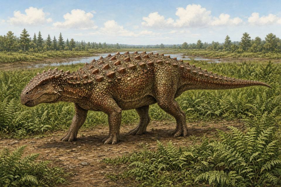 Original drawing of Akainacephalus