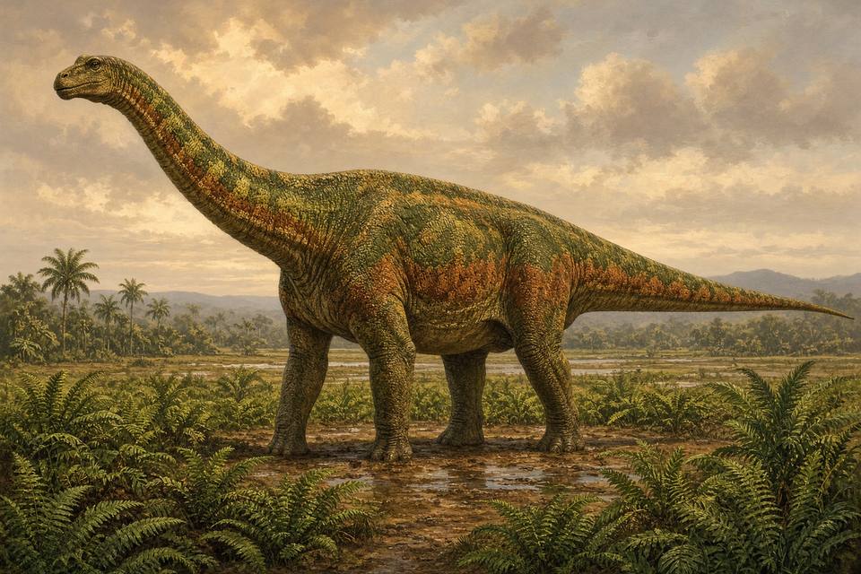 Original drawing of Alamosaurus
