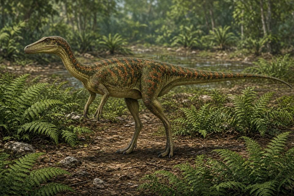 Original drawing of Albertonykus