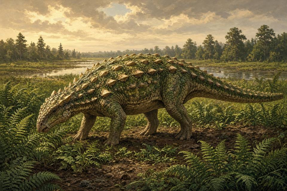 Original drawing of Aletopelta