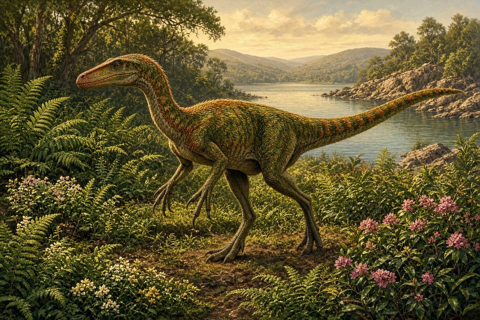 Original drawing of Alxasaurus
