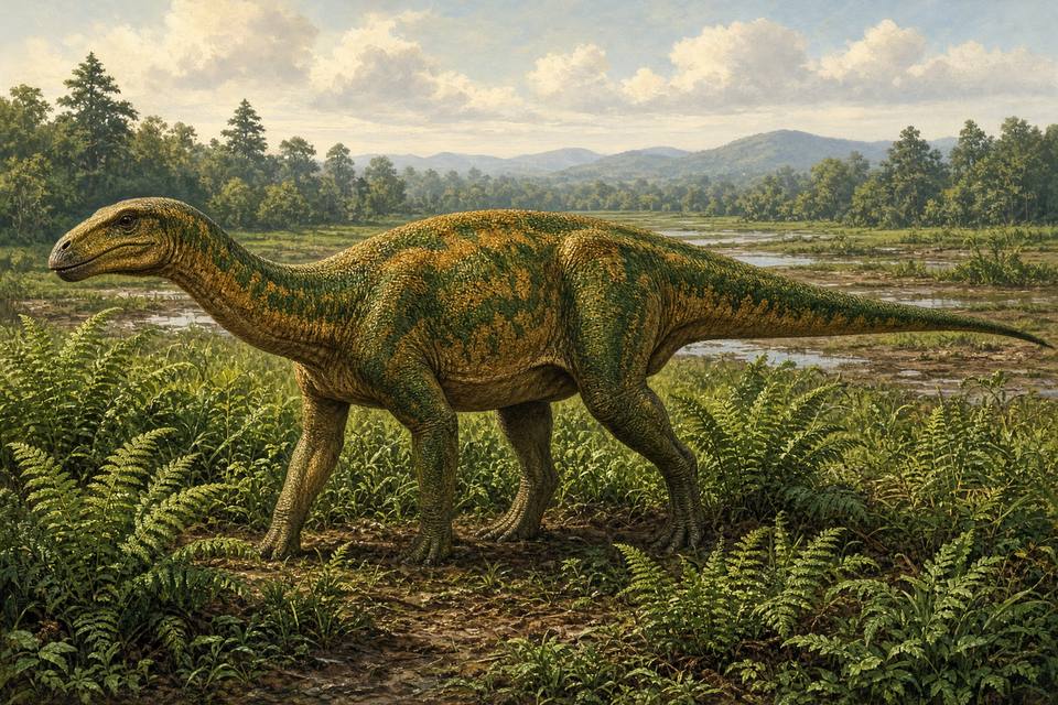 Original drawing of Amtosaurus