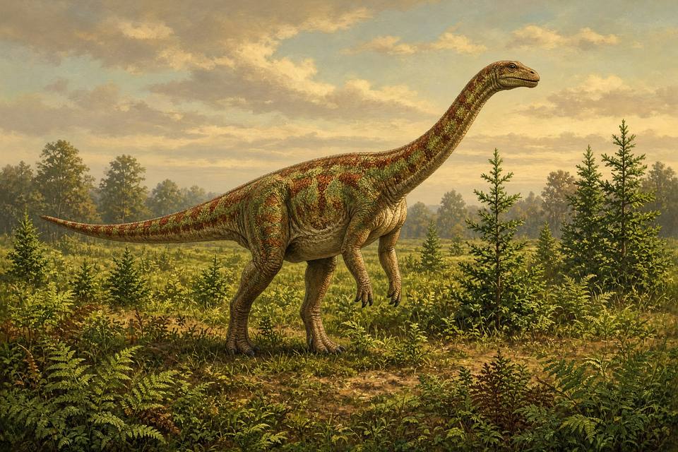 Original drawing of Anchisaurus