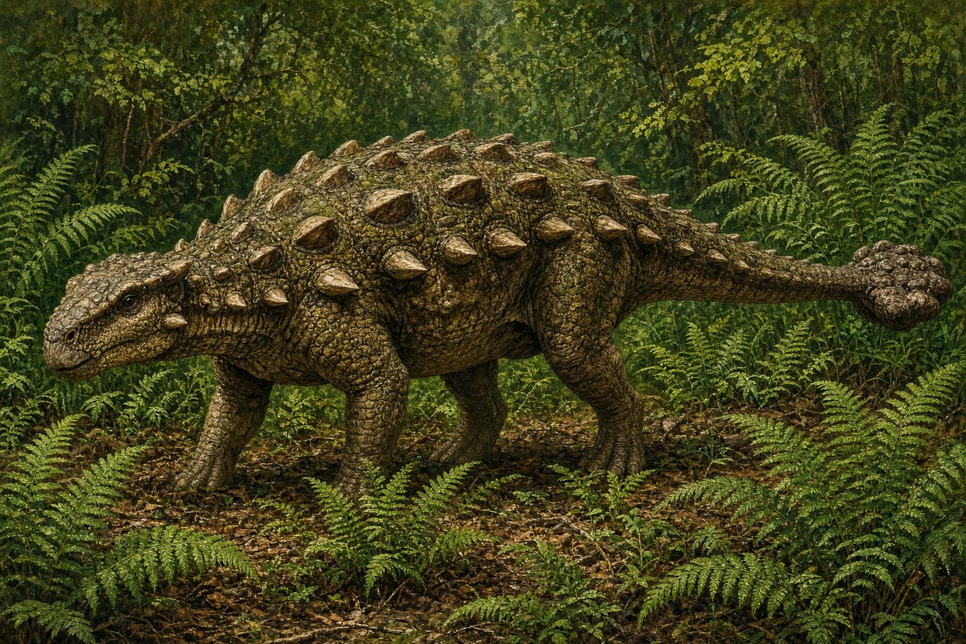 Original drawing of Ankylosaurus