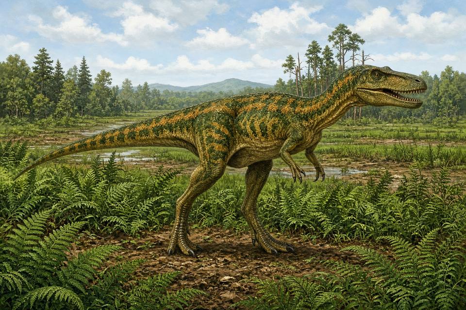 Original drawing of Appalachiosaurus