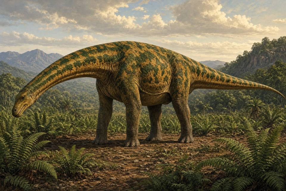 Original drawing of Aragosaurus