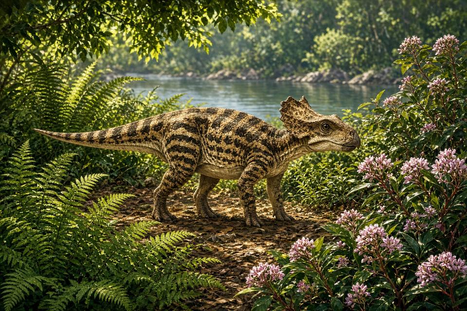 Original drawing of Archaeoceratops