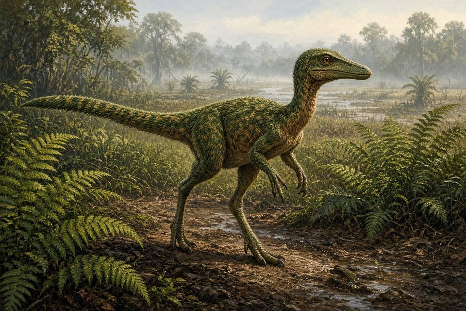 Original drawing of Archaeornithoides
