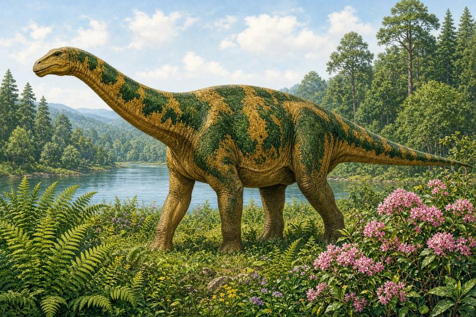 Original drawing of Asiatosaurus
