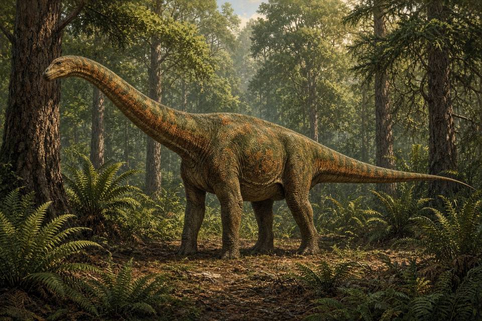 Original drawing of Atlantosaurus