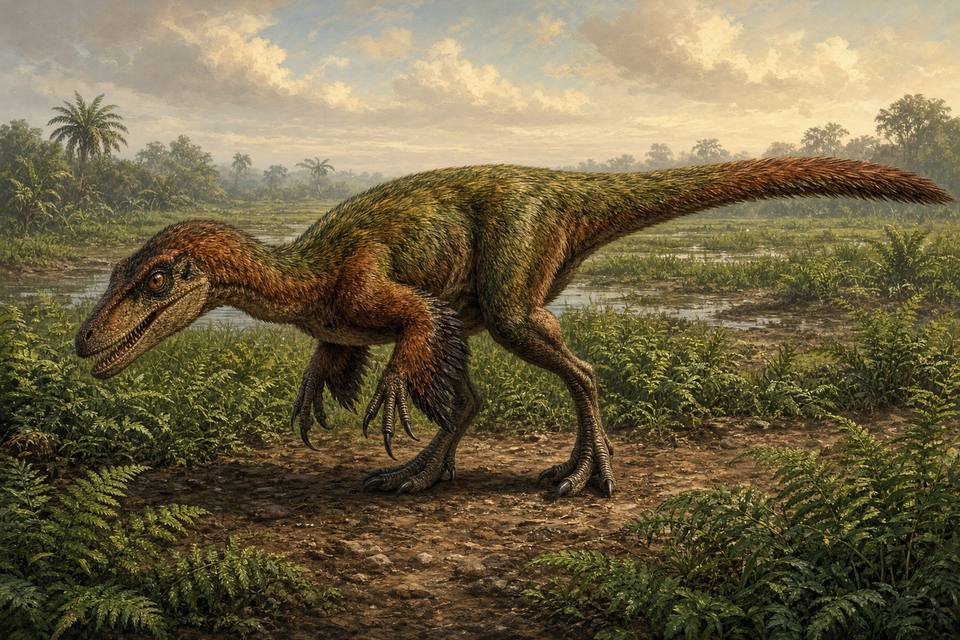 Original drawing of Atrociraptor