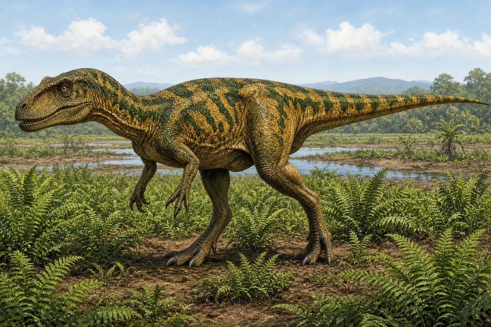 Original drawing of Aucasaurus