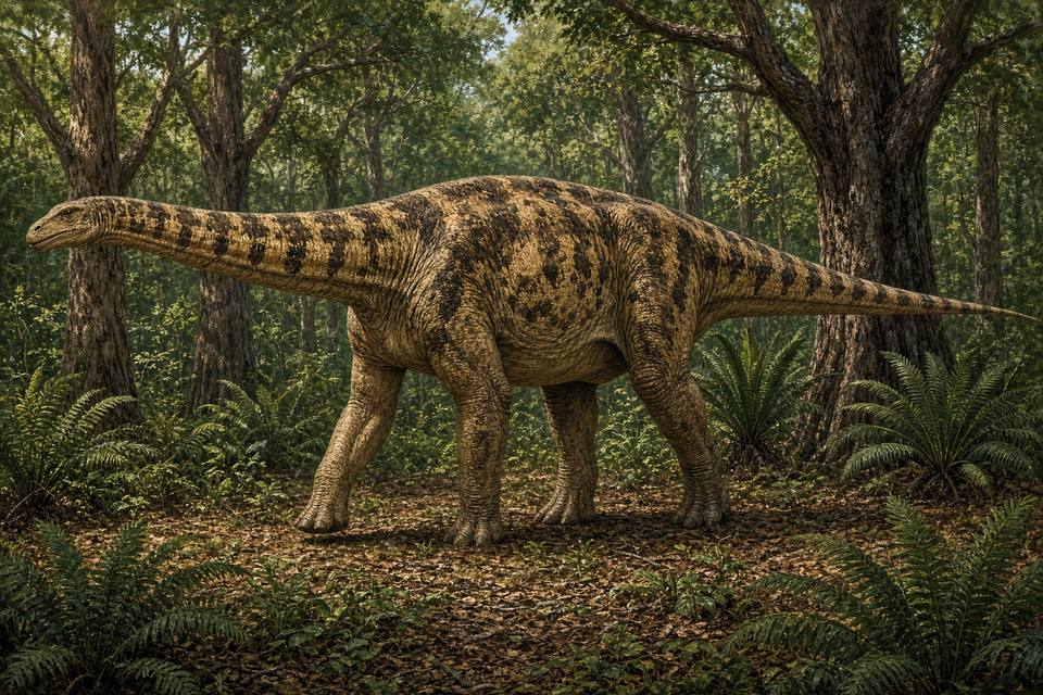 Original drawing of Australodocus