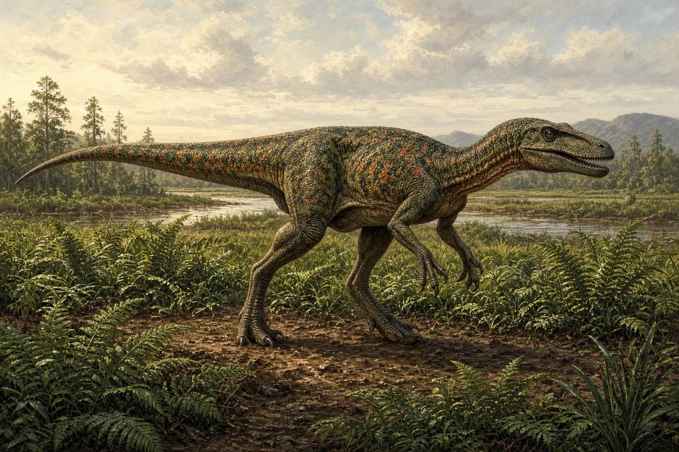 Original drawing of Austroraptor