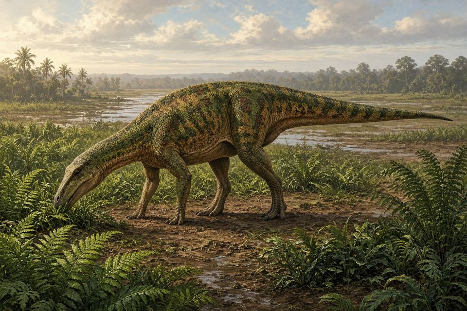 Original drawing of Bactrosaurus