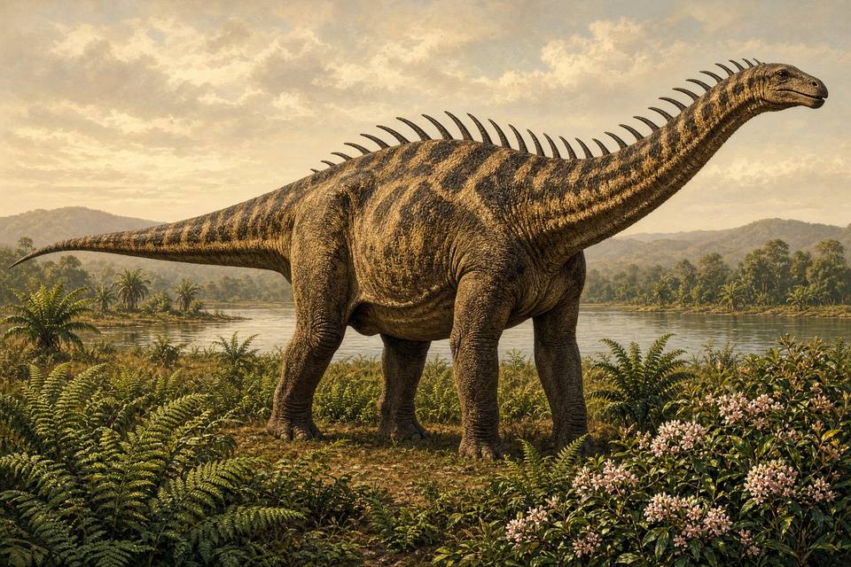 Original drawing of Bajadasaurus