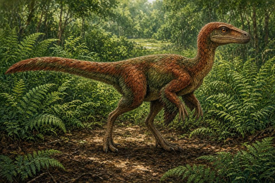 Original drawing of Bambiraptor