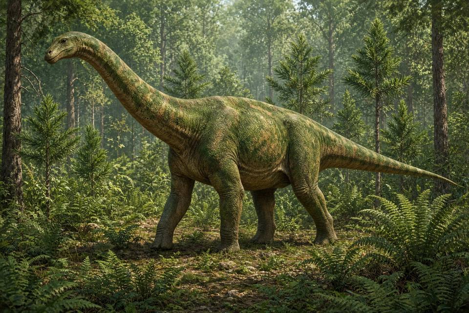 Original drawing of Barapasaurus