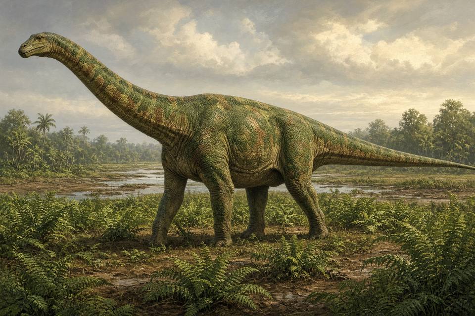 Original drawing of Barrosasaurus