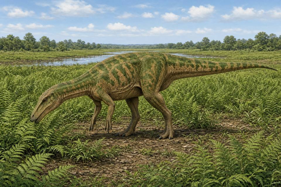 Original drawing of Batyrosaurus
