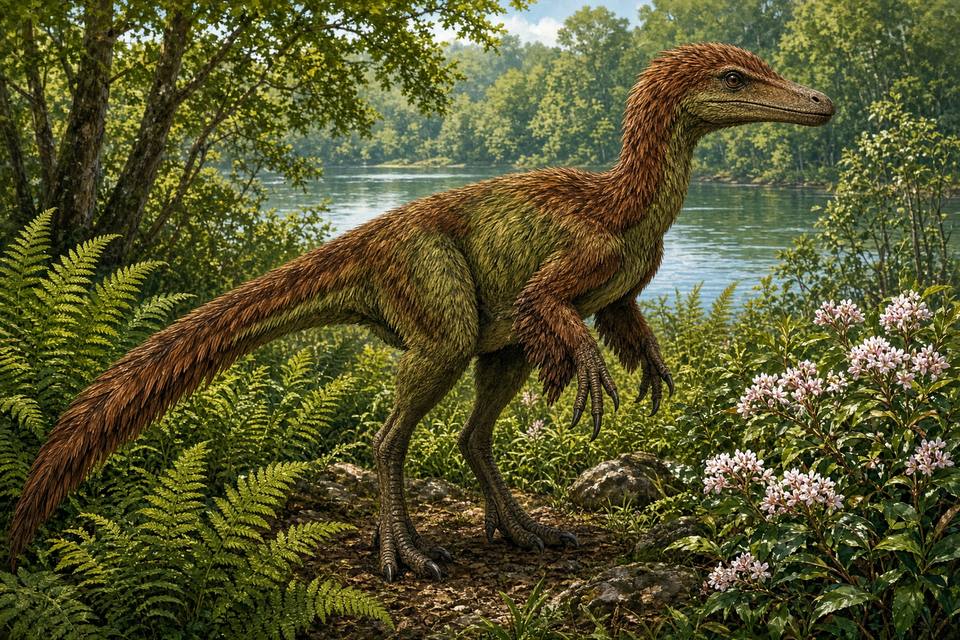 Original drawing of Beipiaosaurus