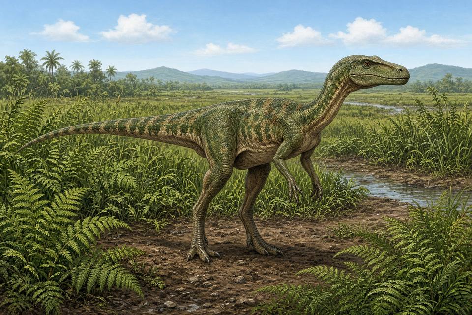 Original drawing of Betasuchus