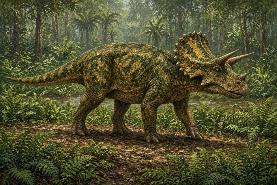 Original drawing of Bisticeratops