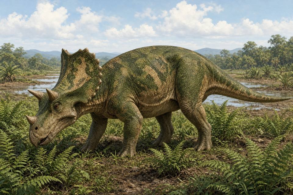 Original drawing of Brachyceratops