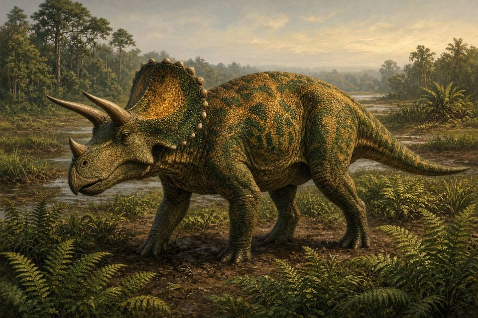 Original drawing of Bravoceratops