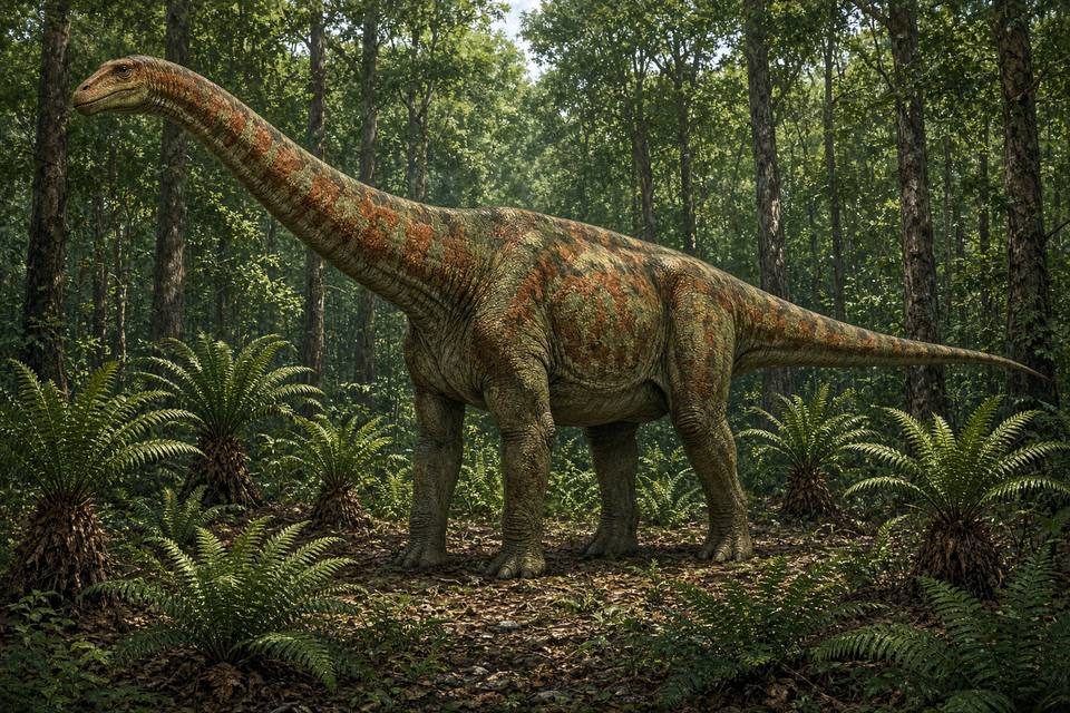 Original drawing of Brohisaurus