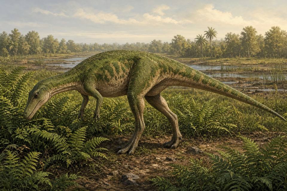 Original drawing of Burianosaurus