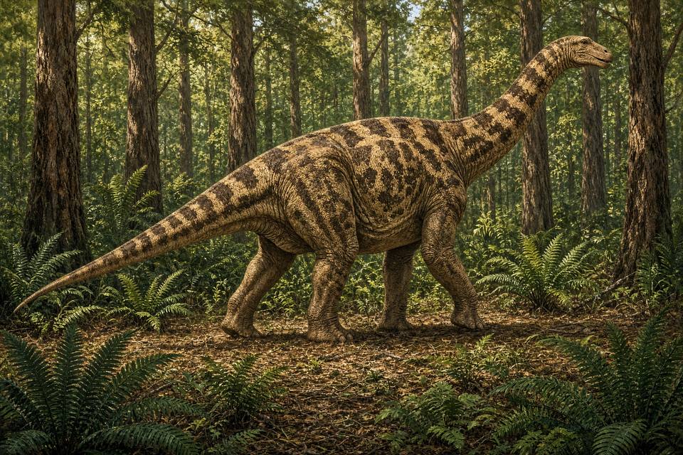 Original drawing of Camarasaurus