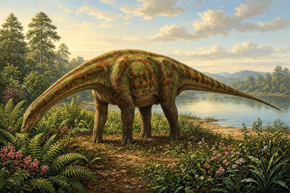 Original drawing of Cedarosaurus