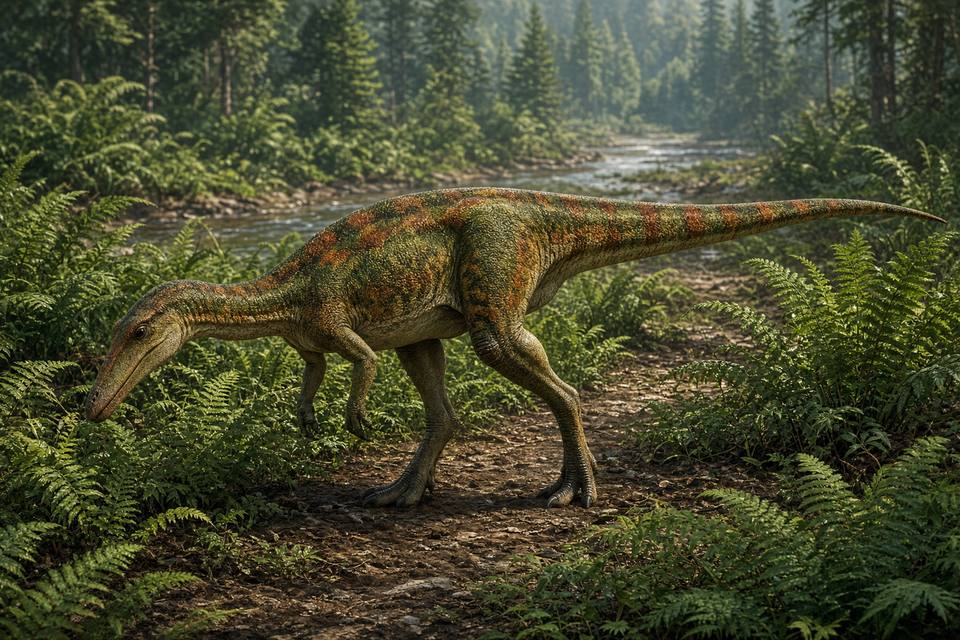 Original drawing of Chakisaurus
