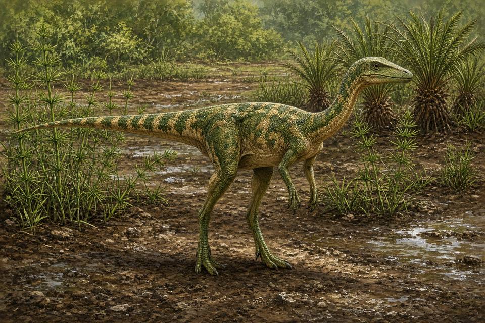Original drawing of Chindesaurus