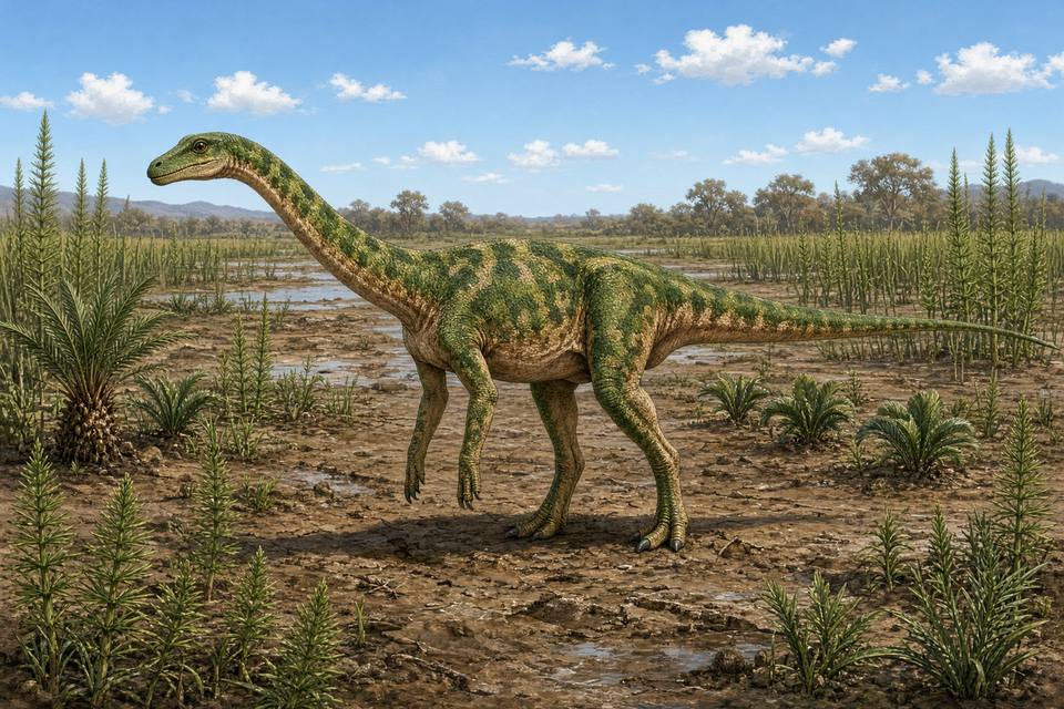 Original drawing of Chromogisaurus