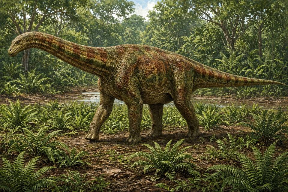 Original drawing of Chucarosaurus