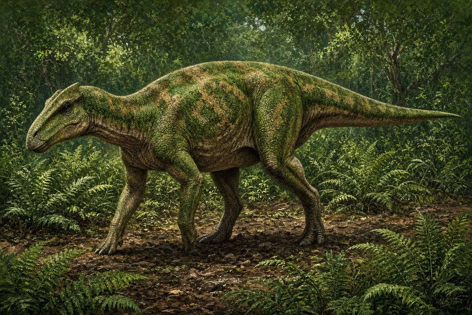Original drawing of Coahuilasaurus