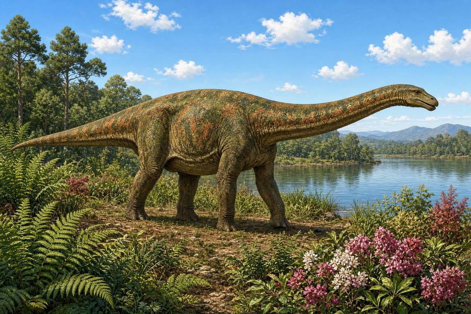 Original drawing of Comahuesaurus