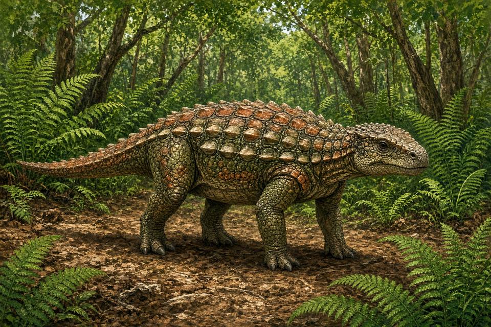Original drawing of Crichtonpelta