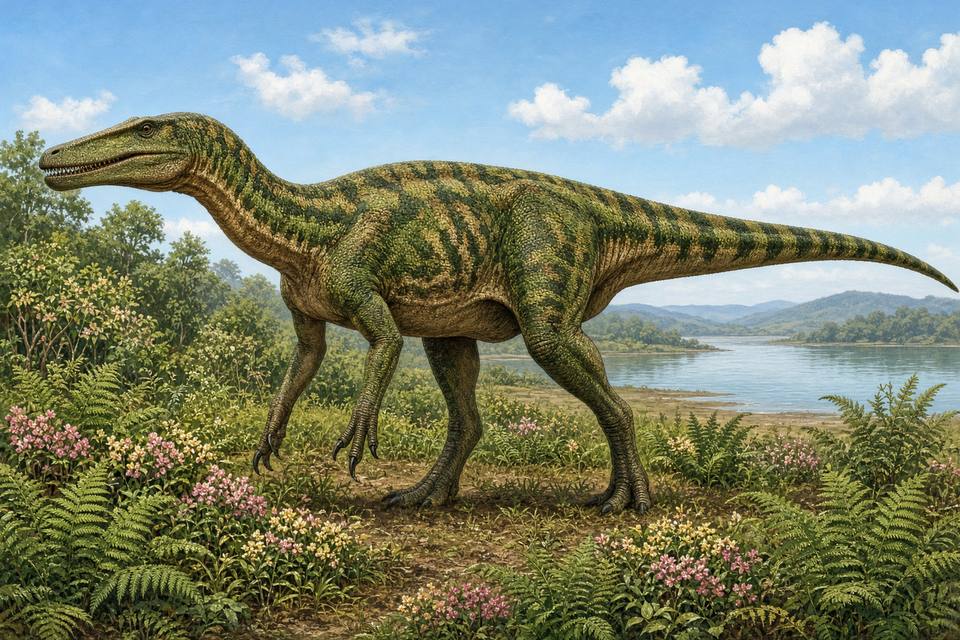 Original drawing of Cristatusaurus
