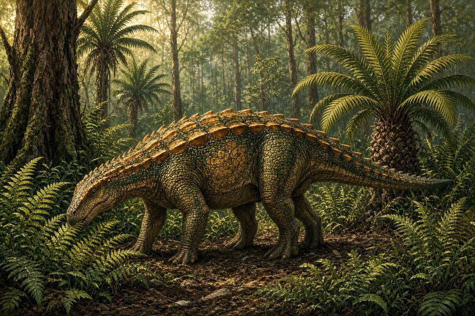 Original drawing of Cryptosaurus